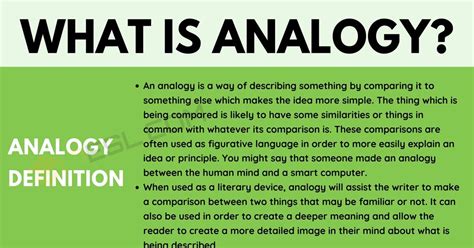 Analogy: Definition and Examples of Analogy in Conversation ...