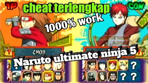 Cheat naruto shippuden ultimate ninja 5 lengkap - YouTube