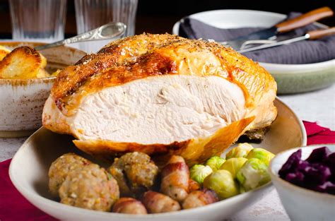 Collection British Free-range Stuffed Turkey Crown ...