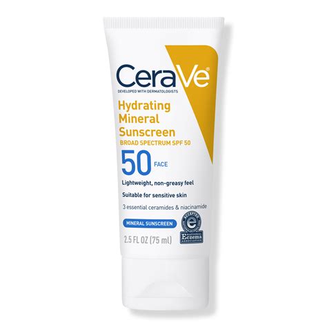 CeraVe + Hydrating Sunscreen Face Lotion SPF 50