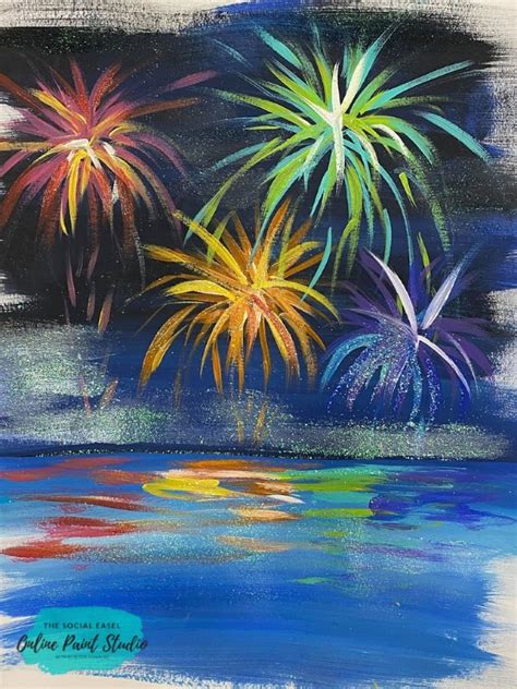 Fireworks Over Water