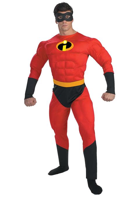 Mr. Incredible Deluxe Muscle Plus Size Costume - Halloween Costume ...