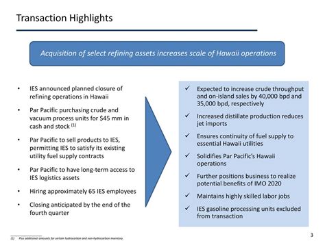 Par Pacific (PARR) Updates On Hawaii Business Expansion - Slideshow ...