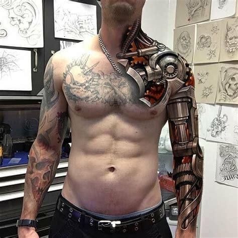 101 Amazing Robot Arm Tattoo Ideas That Will Blow Your Mind! | Outsons ...