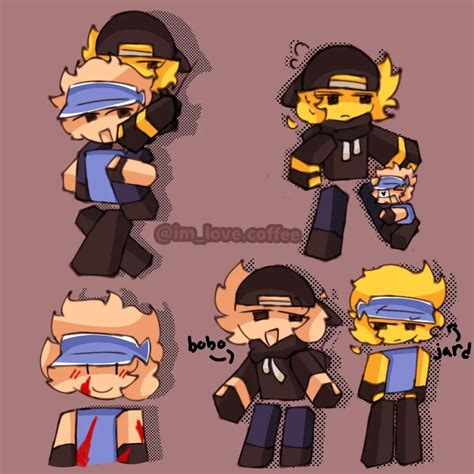 Bobo and jard :D in 2023 | Kawaii art, Roblox, Fan art