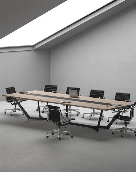 Diamond Steel Frame Modern Meeting Table | Workspace Office Furnitu...