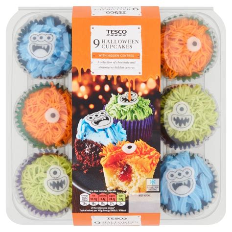 Tesco 9 Halloween Cupcakes - Tesco Groceries