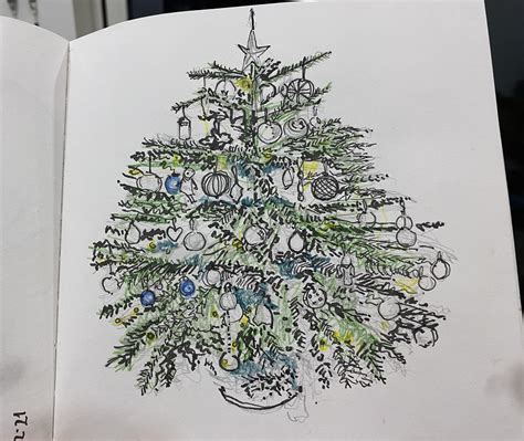 How to Draw a Christmas Tree!