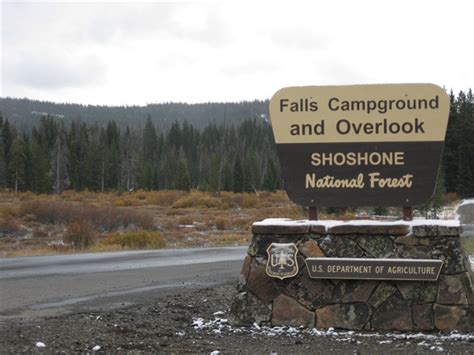 Shoshone National Forest Falls Campground, Dubois, WY - GPS, Campsites ...