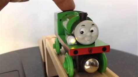 Thomas and Friends Green Wooden Train Talking Percy by PleaseCheckOut ...