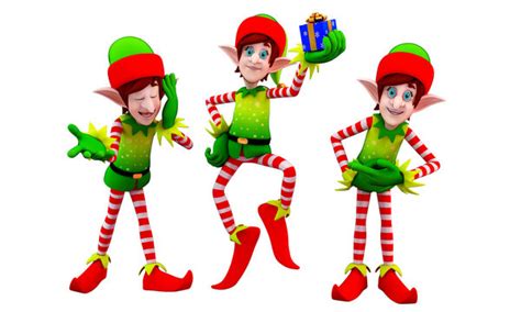 Dancing Christmas Elves