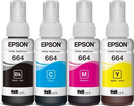 Genuine Epson 664 Ink Bottle - 4 Pack-12347558