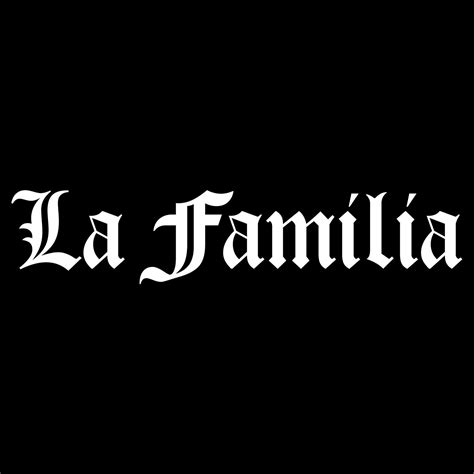 LA FAMILIA STICKER DECAL VINYL CAR WINDOW BUMPER 7.9" x 1.6" JDM FAMILY ...