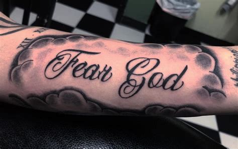 12 Best Fear God Tattoos For Men And Women - Tattoo Pro