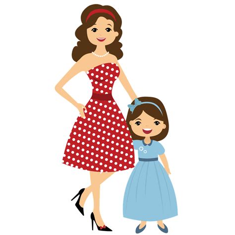 MÃES E FILHAS - Minus | Cartoon mother, Father images, Clip art