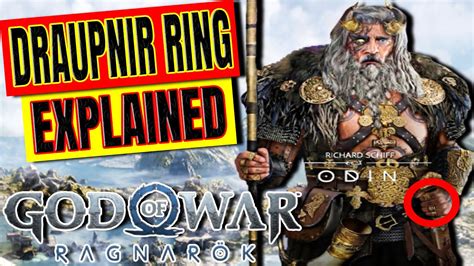 Draupnir Ring Explained - God Of War Theory - YouTube