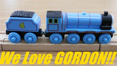 Thomas & Friends: Introducing Talking Gordon Wooden Railway - YouTube