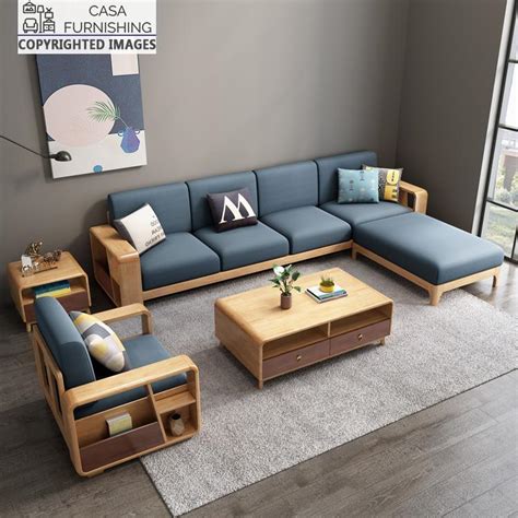 L Shape Sofa Modern Sofa Set Design Sheesham Wood | eduaspirant.com