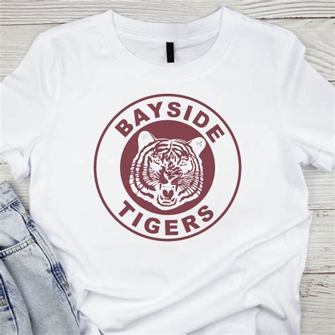 Bayside Tigers High School Logo Saved by the Bell Vector - Etsy