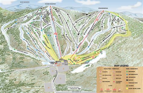 Ragged Mountain Resort Trail Map | OnTheSnow