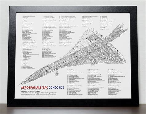 Amazon.com: Concorde - Inside the Aerospatiale/BAC Concorde Poster ...