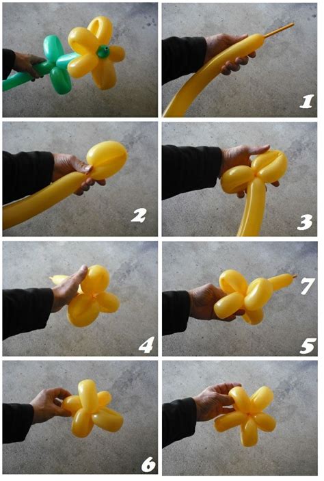 Flower | Balloon animals, Balloon crafts, Easy balloon animals