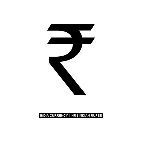 India Currency, INR, Rupee Icon Symbol. Vector Illustration 12465672 ...