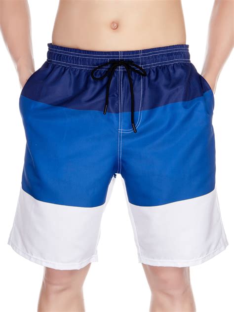 SAYFUT Mens Swim Trunks Swimming Board Short Casual Beach Swim Shorts ...