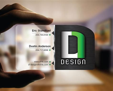 Design Firm Business Card - Clear and Clean | Business card contest