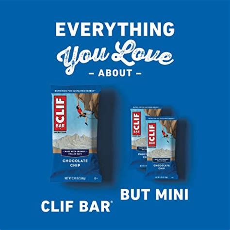 CLIF BARS - Mini Energy Bars - Chocolate Chip - Made with ...