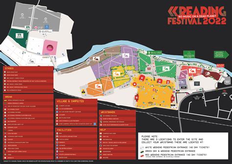 Rockstar Energy presents Reading Festival | Reading Festival 2022 Map