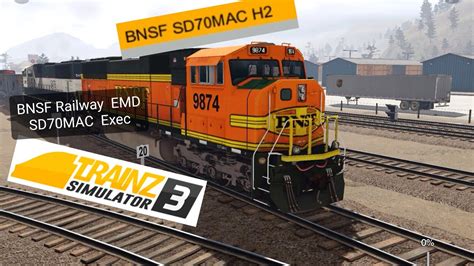 Trainz simulator 3 News Trains BNSF SD70MAC H2 And BNSF Railway EMD ...