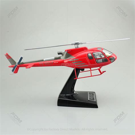 Eurocopter AS350 Écureuil Model Helicopter with Detailed Interior ...