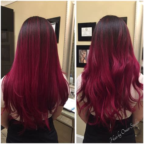 From Black Hair To Pink Belyage Steps