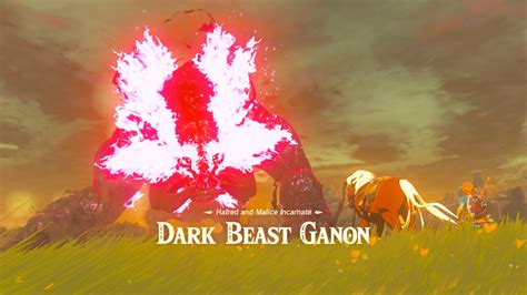 How the fight against Dark beast ganon was supposed to be : r/Breath_of ...