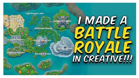 I made a Battle Royale Map in Fortnite Creative!!! - YouTube