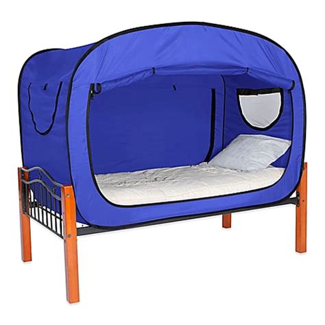 Buy Privacy Pop Size Twin XL Bed Tent in Blue from Bed Bath & Beyond