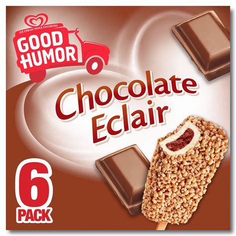 Good Humor Ice Cream & Frozen Desserts Bar Chocolate Eclair 6 ct ...