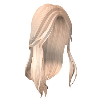 Aesthetic Blonde Long Hair | Black hair roblox, Long hair styles, Long ...