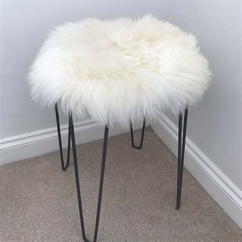 100% Genuine British Sheepskin Seat Pad Roundie 35cm Cream White Ivory ...