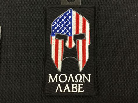 MOLON LABE US FLAG SPARTAN HELMET - Arizona Biker Leathers LLC