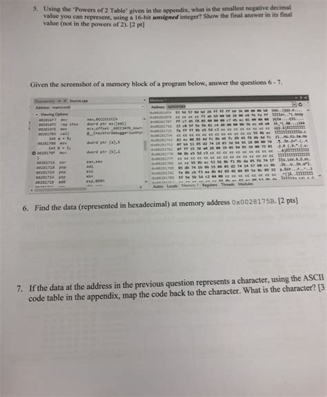 3. Using the 'Powers of 2 Table' given in the | Chegg.com