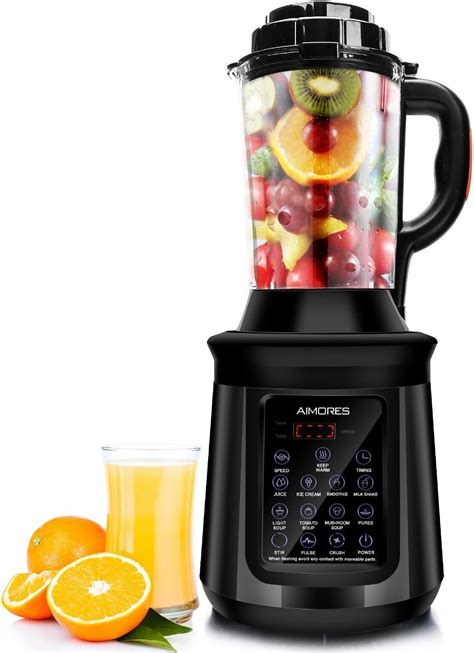 Aimores Commercial Blender - Heating Soup Maker - 8 Pre-Programmed ...