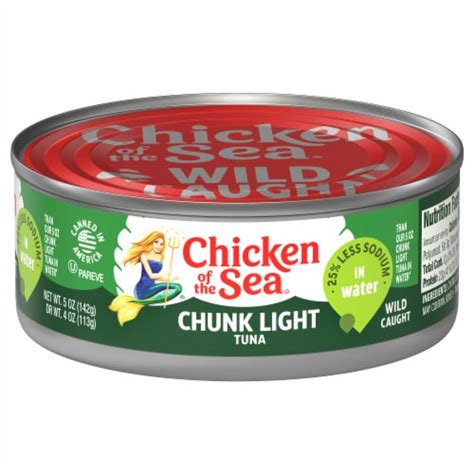 Chicken of the Sea Chunk Light Tuna in Water, 5 oz - Food 4 Less