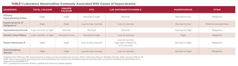 Hypercalcemia in Dogs | Today's Veterinary Nurse