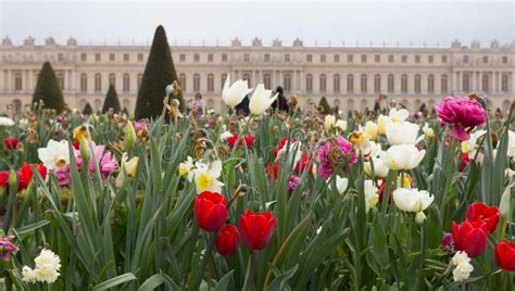 Flores De Los Jardines De Versalles Imagen de archivo - Imagen de ...