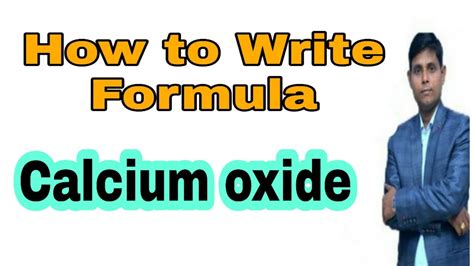 Molecular formula of Calcium oxide | Chemical formula of Calcium oxide ...