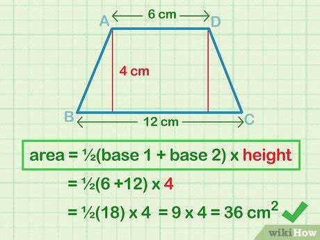 3 Ways to Calculate the Area of a Trapezoid - wikiHow