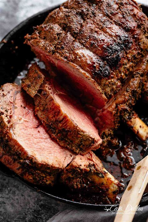 Garlic Herb Prime Rib Roast is the perfect Christmas dinner, full of ...