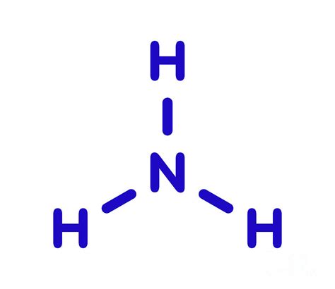 Ammonia Molecule #3 Photograph by Molekuul/science Photo Library - Pixels